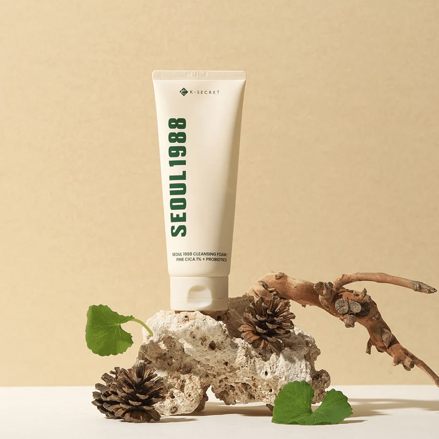 K-SECRET SEOUL 1988 Cleansing Foam Pine Cica 1% + Probiotics 150ml
