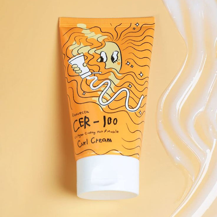 ELIZAVECCA CER-100 Collagen Coating Hair A+ Muscle Curl Cream 120ml