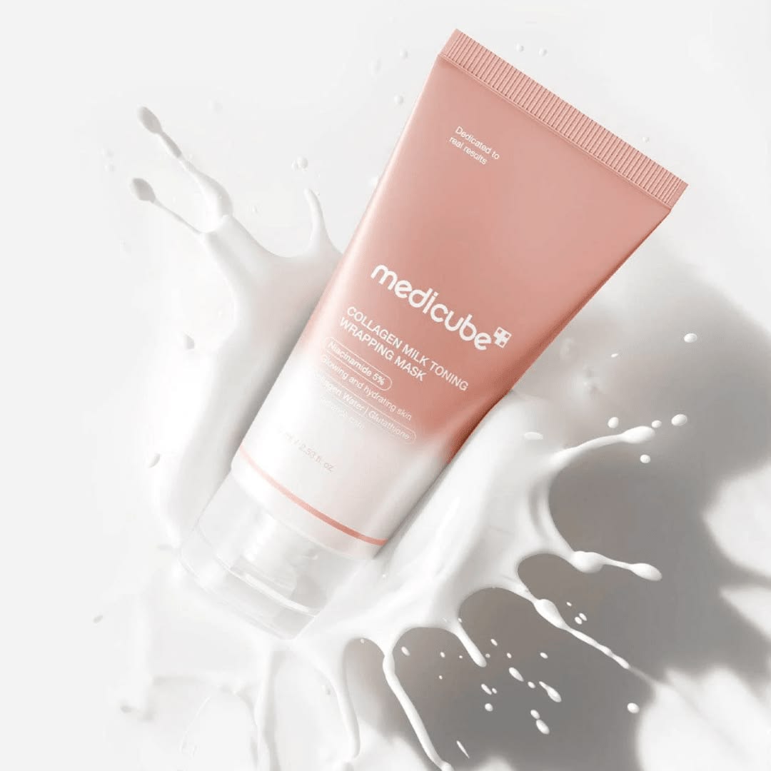 MEDICUBE Collagen Milk Toning Wrapping Mask 75ml