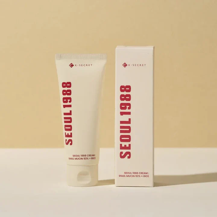 K-SECRET SEOUL 1988 Cream Snail Mucin 93% + Rice 100ml