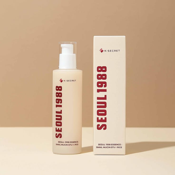 K-SECRET SEOUL 1988 Essence  Snail Mucin 97% + Rice 100ml