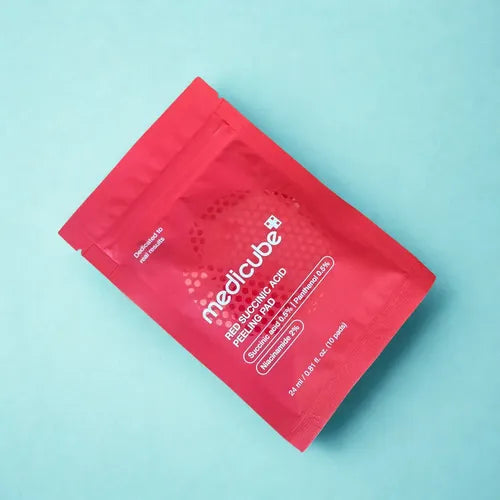 MEDICUBE Red Succinic Acid Peeling Pad - 10 Pads