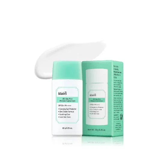 KLAIRS All Day Airy Mineral Sunscreen SPF50+ PA++++ 10g