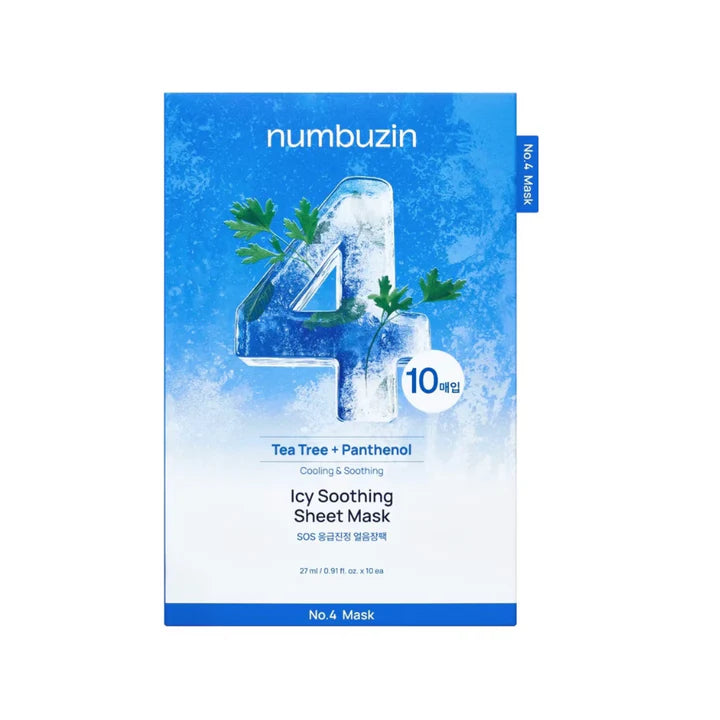 NUMBUZIN No.4 Icy Soothing Sheet Mask - 10 Masks