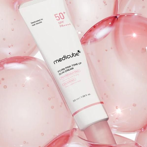 MEDICUBE PDRN Pink Tone Up Sun Cream SPF50+ PA++++ 50ml