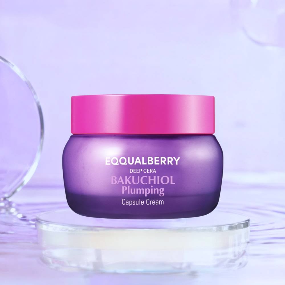 EQQUALBERRY Bakuchiol Plumping Capsule Cream 50ml